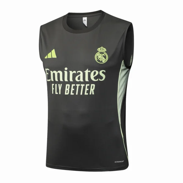 Camiseta Sin Mangas Real Madrid 2025 2026 Gris Verde Real Madrid Camiseta 2025 2026 Gris - Camiseta Real Madrid | 7camisetas