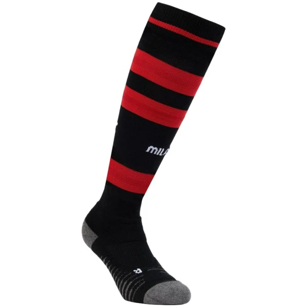 Casa Calcetines Niños AC Milan 2026 2027 Negro AC Milan Niños Calcetines 2026 2027 Casa Negro - AC Milan Niños Barata | 7camisetas