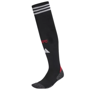 Manchester United Niños Calcetines 2025 2026 Casa Negro - Manchester United Niños Barata | 7camisetas