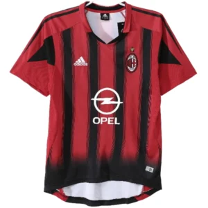 AC Milan Camiseta 2004 2005 Casa Roja - Camiseta Ac Milan | 7camisetas
