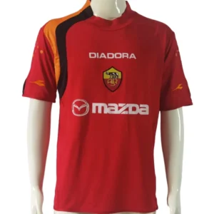 AS Roma Camiseta 2004 2005 Casa Roja - Camiseta As Roma | 7camisetas