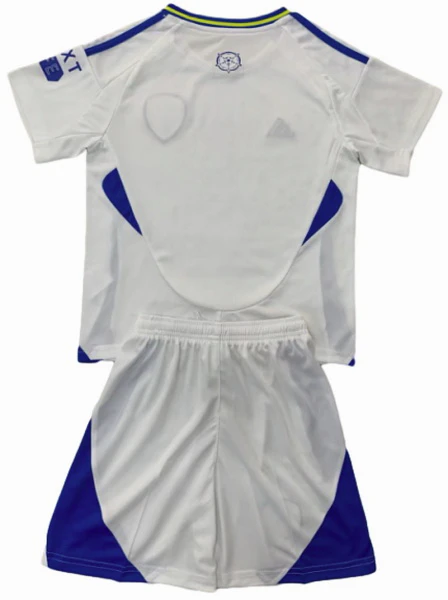 Leeds United Niños Conjunto 2024 2025 Casa Blanco - Tuta Leeds United Niños | 7camisetas