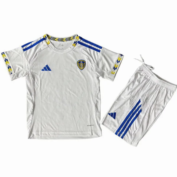 Leeds United Niños Conjunto 2025 2026 Casa Blanco - Tuta Leeds United Niños | 7camisetas