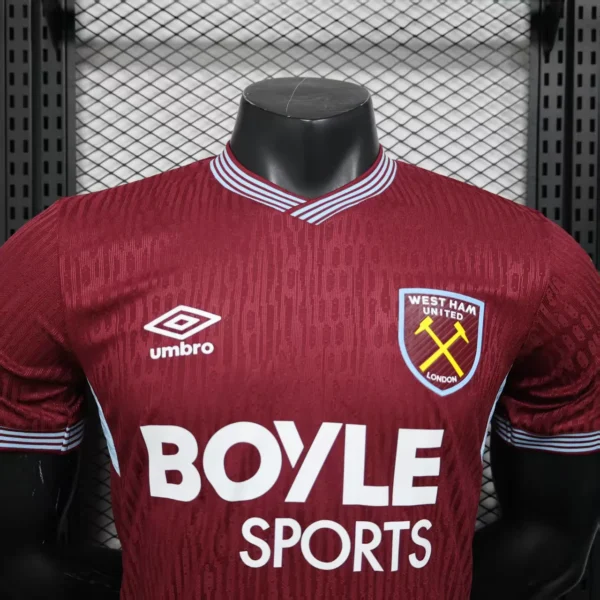 West Ham United Camiseta Edición Jugadores 2025 2026 Casa Roja - Camiseta West Ham United | 7camisetas