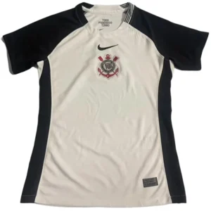 Corinthians Paulista Mujer Camiseta 2025 2026 Casa Blanca - Camiseta Corinthians Paulista Mujer | 7camisetas