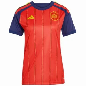 España Mujer Camiseta 2026 Casa Roja - Camiseta España Mujer Blanca | 7camisetas