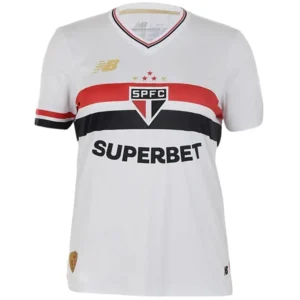 São Paulo Mujer Camiseta 2025 2026 Casa Blanca - Camiseta Sao Paulo Mujer | 7camisetas