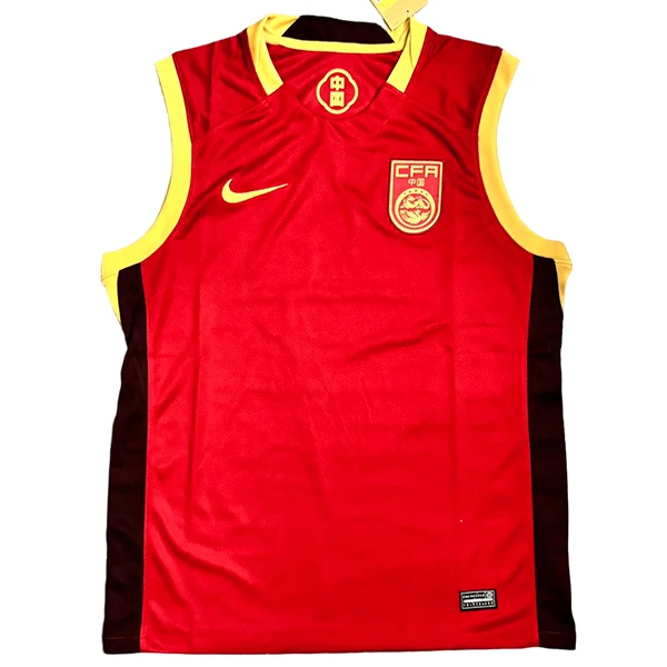 Casa Camiseta Sin Mangas China 2025 Rojo China Camiseta 2025 Casa Roja - Camiseta China | 7camisetas