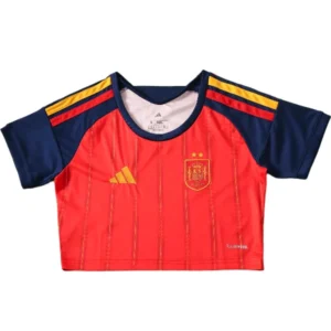 España Mujer Camiseta 2026 Casa Roja - Camiseta España Mujer Blanca | 7camisetas