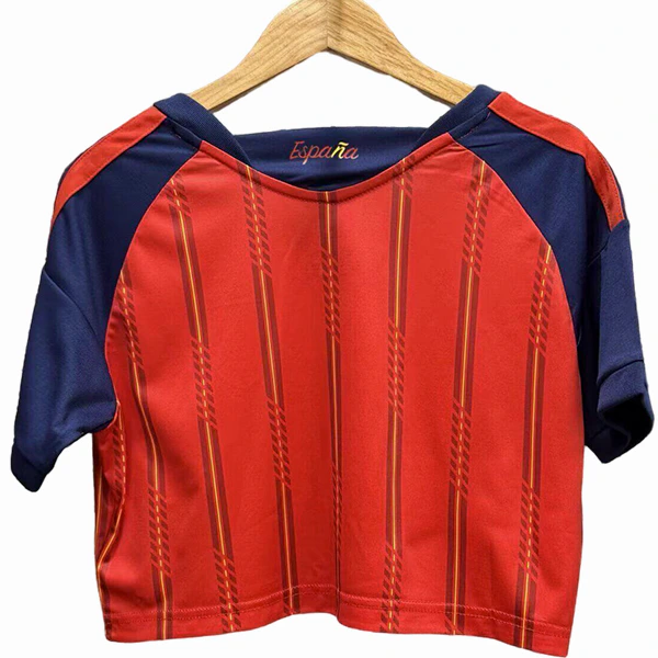 España Mujer Camiseta 2026 Casa Roja - Camiseta España Mujer Blanca | 7camisetas