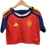 España Mujer Camiseta 2026 Casa Roja - Camiseta España Mujer Blanca | 7camisetas