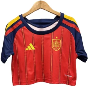 España Mujer Camiseta 2026 Casa Roja - Camiseta España Mujer Blanca | 7camisetas
