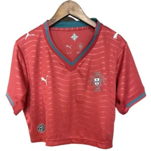 Portugal Mujer Camiseta 2026 Casa Roja - Camiseta Portugal Mujer | 7camisetas