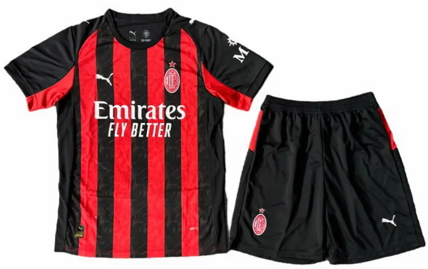 AC Milan Conjunto 2025 2026 Casa Rojo - AC Milan Barata | 7camisetas