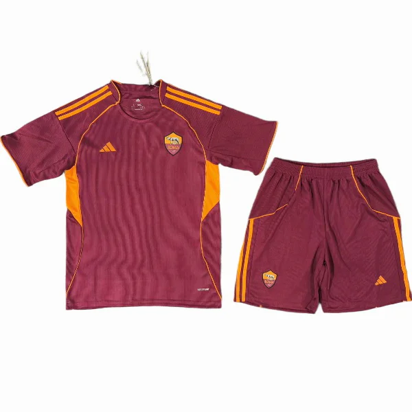 AS Roma Conjunto 2025 2026 Casa Rojo - AS Roma Barata | 7camisetas