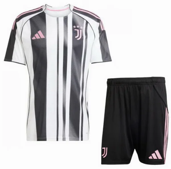 Casa Conjunto De Hombre Juventus 2025 2026 Blanco Negro Juventus Conjunto 2025 2026 Casa Blanco - Equipación Juventus | 7camisetas
