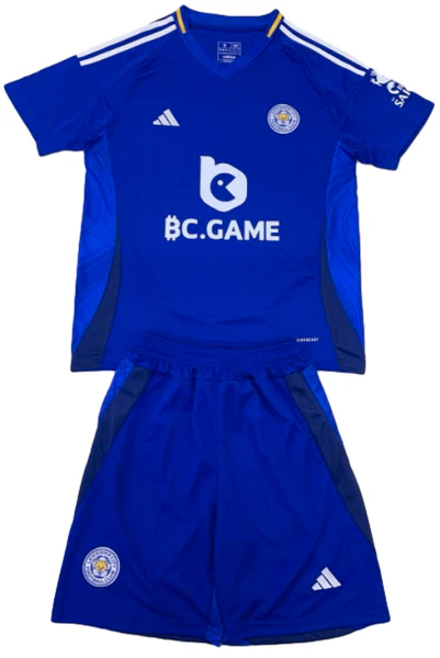 Leicester City Conjunto 2024 2025 Casa Azul - Leicester City Barata | 7camisetas