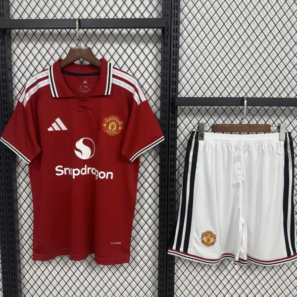 Manchester United Conjunto 2026 2027 Casa Rojo - Manchester United Barata | 7camisetas