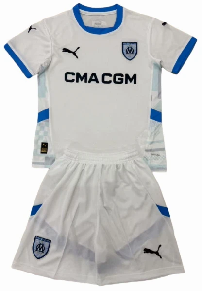 Marsella Conjunto 2024 2025 Casa Blanco - Tuta Marsella | 7camisetas