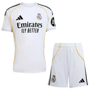 Real Madrid Conjunto 2025 2026 Casa Blanco - Real Madrid Barata | 7camisetas