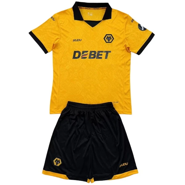Wolves FC Conjunto 2025 2026 Casa Amarillo - Wolves Fc Equipacion | 7camisetas