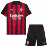 AC Milan Niños Conjunto 2025 2026 Casa Rojo - Tuta AC Milan Niños | 7camisetas
