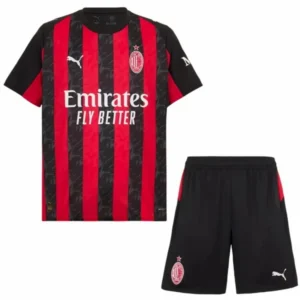 AC Milan Niños Conjunto 2025 2026 Casa Rojo - Tuta AC Milan Niños | 7camisetas