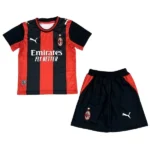 AC Milan Niños Conjunto 2026 2027 Casa Rojo - AC Milan Niños Barata | 7camisetas