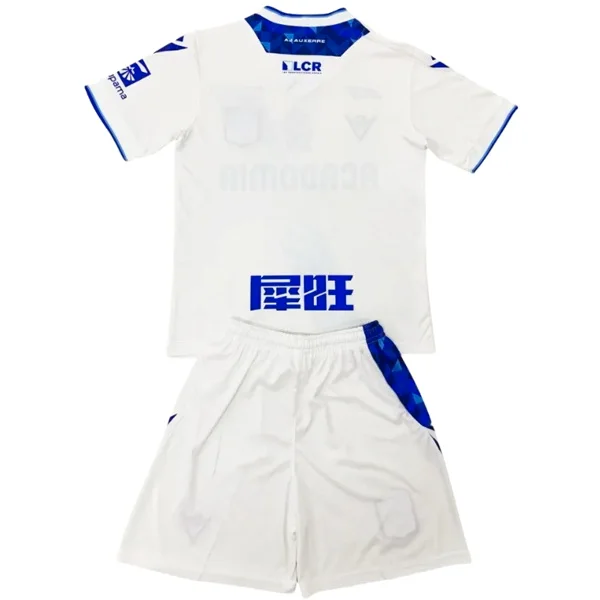 AJ Auxerre Niños Conjunto 2024 2025 Casa Blanco - Tuta AJ Auxerre Niños | 7camisetas