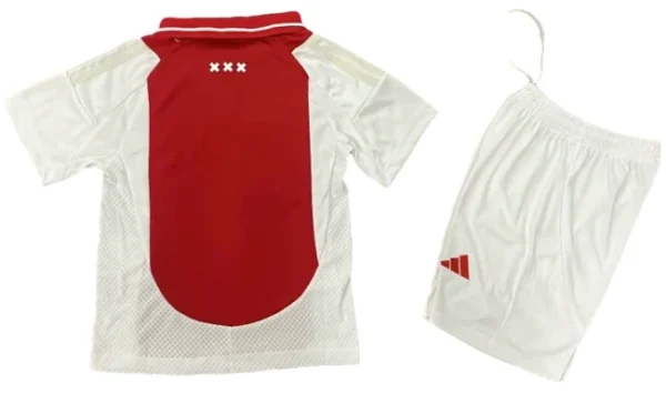 Ajax Niños Conjunto 2024 2025 Casa Rojo - Tuta Ajax Niños | 7camisetas