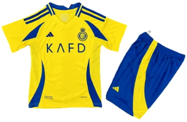 Al-Nassr FC Niños Conjunto 2024 2025 Casa Amarillo - Tuta Al-Nassr FC Niños | 7camisetas