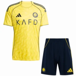 Al-Nassr FC Niños Conjunto 2025 2026 Casa Amarillo - Tuta Al-Nassr FC Niños | 7camisetas