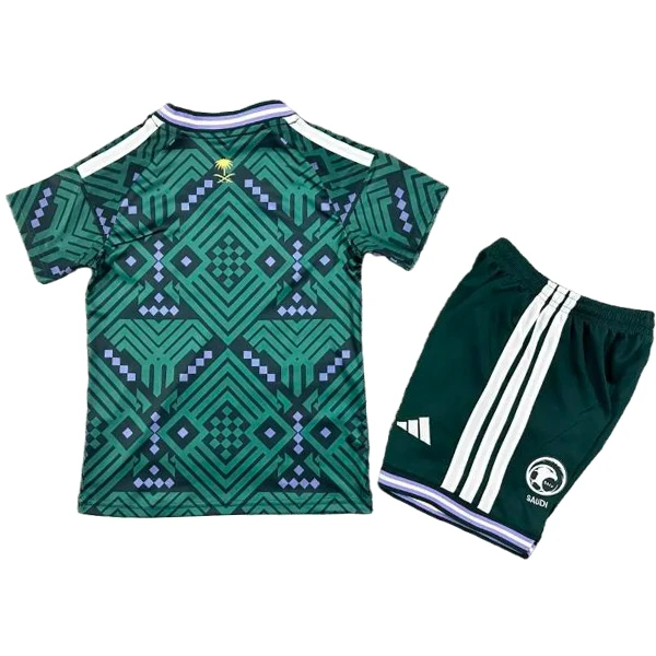 Arabia Saudita Niños Conjunto 2026 Casa Verde - Arabia Saudita Niños Barata | 7camisetas