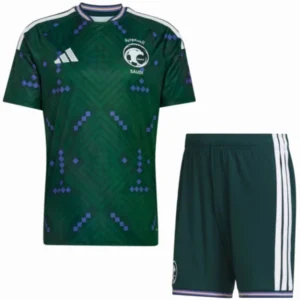 Arabia Saudita Niños Conjunto 2026 Casa Verde - Arabia Saudita Niños Barata | 7camisetas