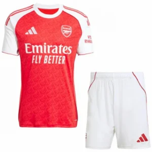 Arsenal Niños Conjunto 2025 2026 Casa Rojo - Equipacion Arsenal Niños | 7camisetas