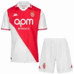 AS Monaco Niños Conjunto 2024 2025 Casa Rojo - Tuta AS Monaco Niños | 7camisetas