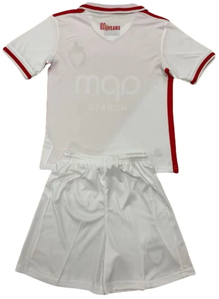 AS Monaco Niños Conjunto 2024 2025 Casa Rojo - Tuta AS Monaco Niños | 7camisetas