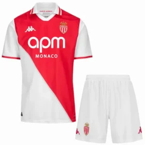 AS Monaco Niños Conjunto 2024 2025 Casa Rojo - Tuta AS Monaco Niños | 7camisetas