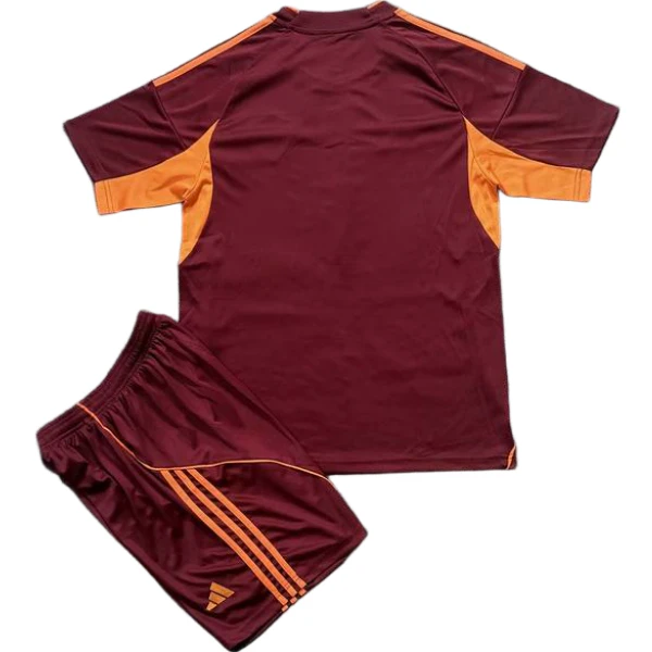 AS Roma Niños Conjunto 2025 2026 Casa Rojo - Tuta AS Roma Niños | 7camisetas