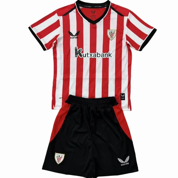 Athletic Bilbao Niños Conjunto 2026 2027 Casa Rojo - Equipacion Athletic Bilbao Niños | 7camisetas