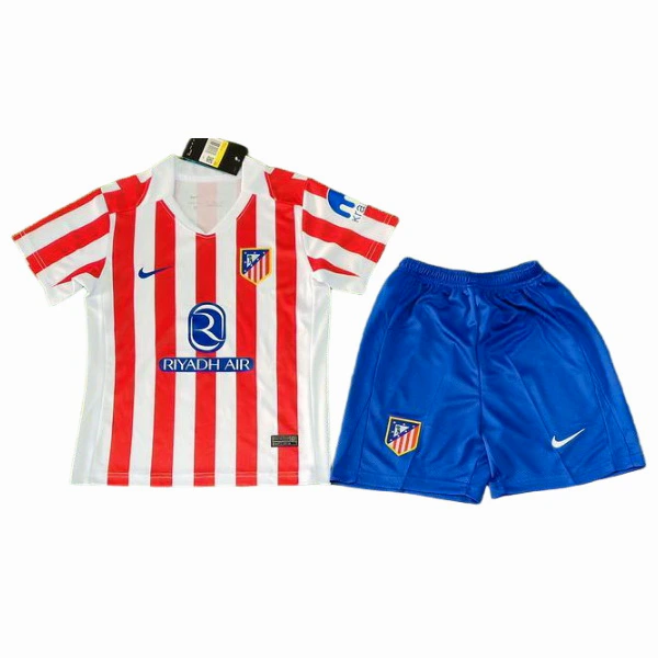 Atlético Madrid Niños Conjunto 2025 2026 Casa Rojo - Equipacion Atletico Madrid Niños | 7camisetas