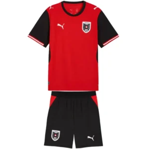Austria Niños Conjunto 2026 Casa Rojo - Austria Niños Barata | 7camisetas