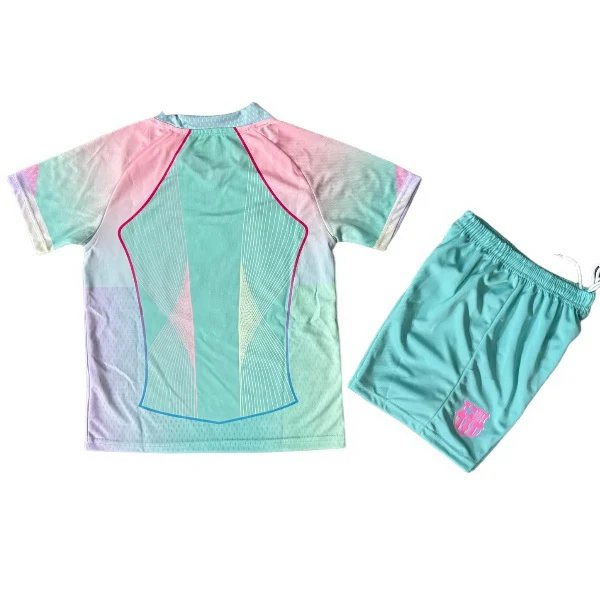 FC Barcelona Niños Conjunto 2024 2025 Casa Verde - Equipacion Fc Barcelona Niños | 7camisetas