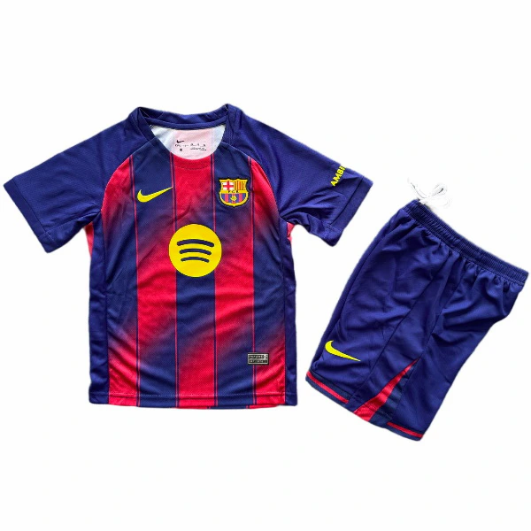 FC Barcelona Niños Conjunto 2025 2026 Casa Azul - Equipacion Fc Barcelona Niños | 7camisetas