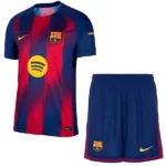 FC Barcelona Niños Conjunto 2025 2026 Casa Azul - Equipacion Fc Barcelona Niños | 7camisetas