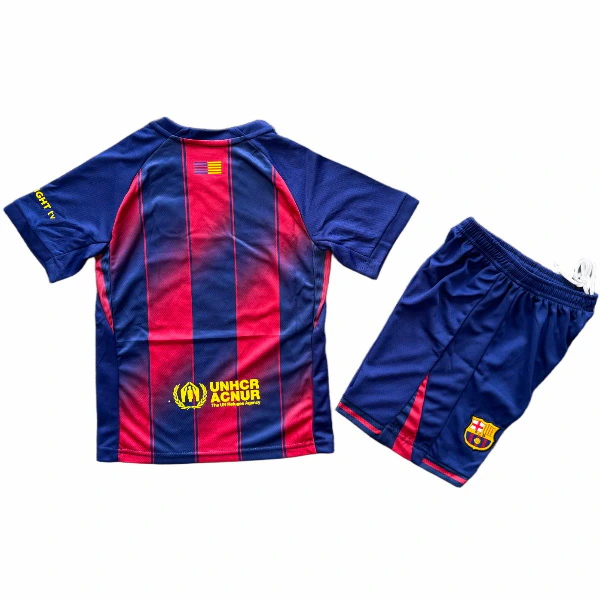 FC Barcelona Niños Conjunto 2025 2026 Casa Azul - Equipacion Fc Barcelona Niños | 7camisetas