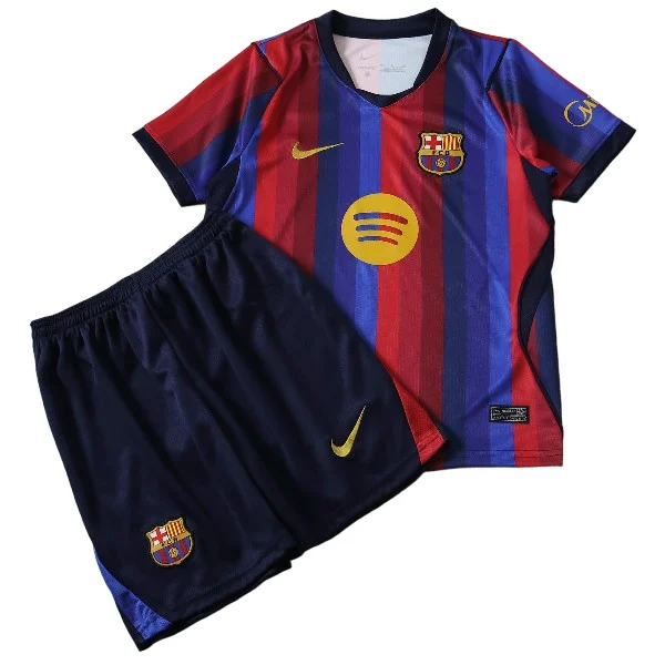 FC Barcelona Niños Conjunto 2026 2027 Casa Azul - Equipacion Fc Barcelona Niños | 7camisetas