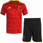 Bélgica Niños Conjunto 2026 Casa Rojo - Tuta Bélgica Niños | 7camisetas