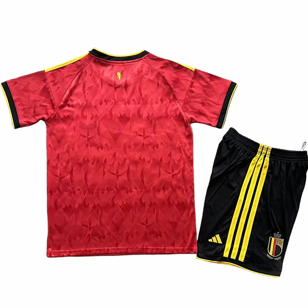 Bélgica Niños Conjunto 2026 Casa Rojo - Tuta Bélgica Niños | 7camisetas