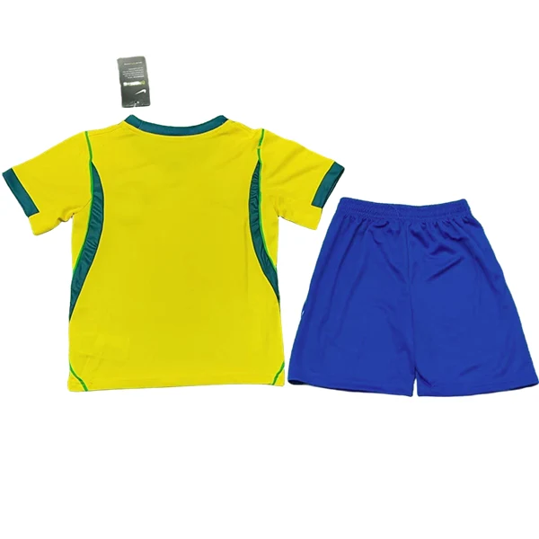 Brasil Niños Conjunto 2026 Casa Amarillo - Equipacion Brasil Niños | 7camisetas